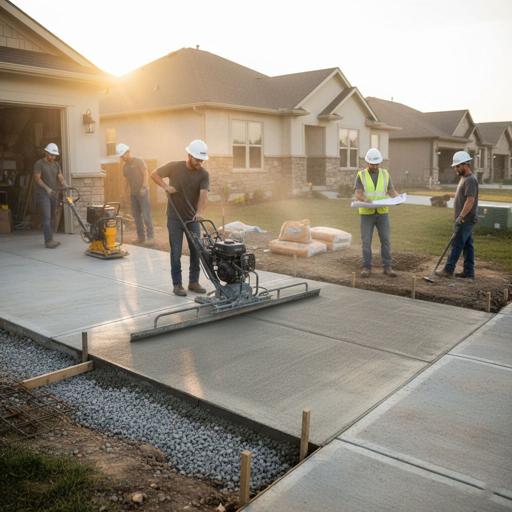 How Do Concrete Driveway Contractors Ensure a Long-Lasting Driveway?