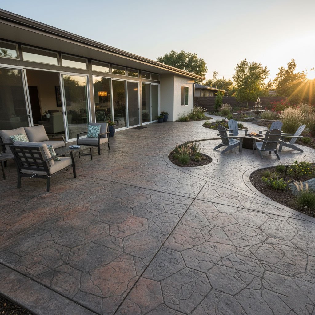 Why Should Homeowners Consider Stamped Concrete for Outdoor Areas?